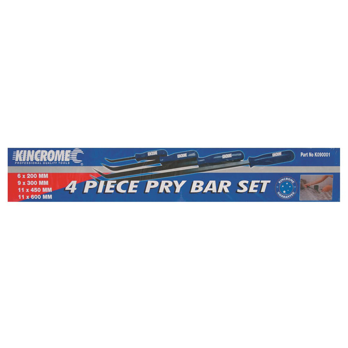 Kincrome 4 Piece Pry Bar Set