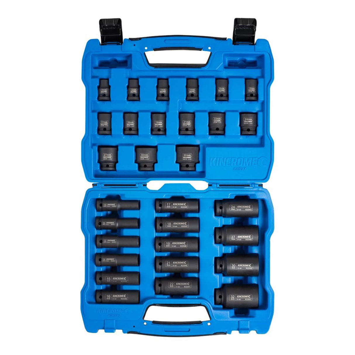 Kincrome Impact Socket Set - Metric 1/2" Drive 30 Piece (Set)