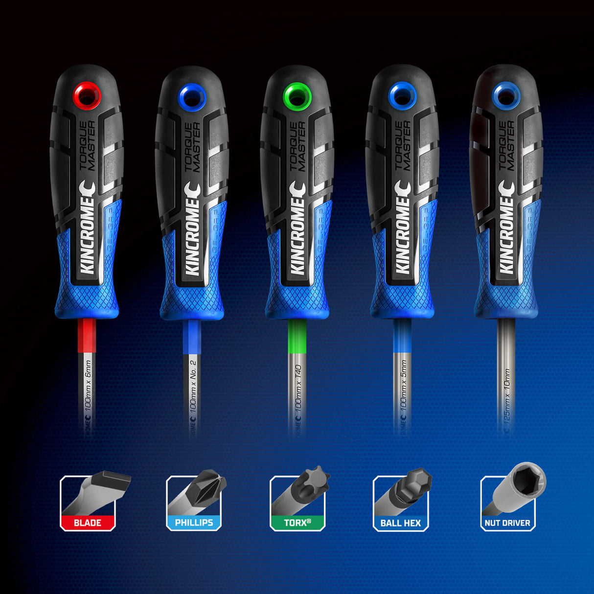 Kincrome TorqueMaster Screwdriver - Blade 3 x 75mm