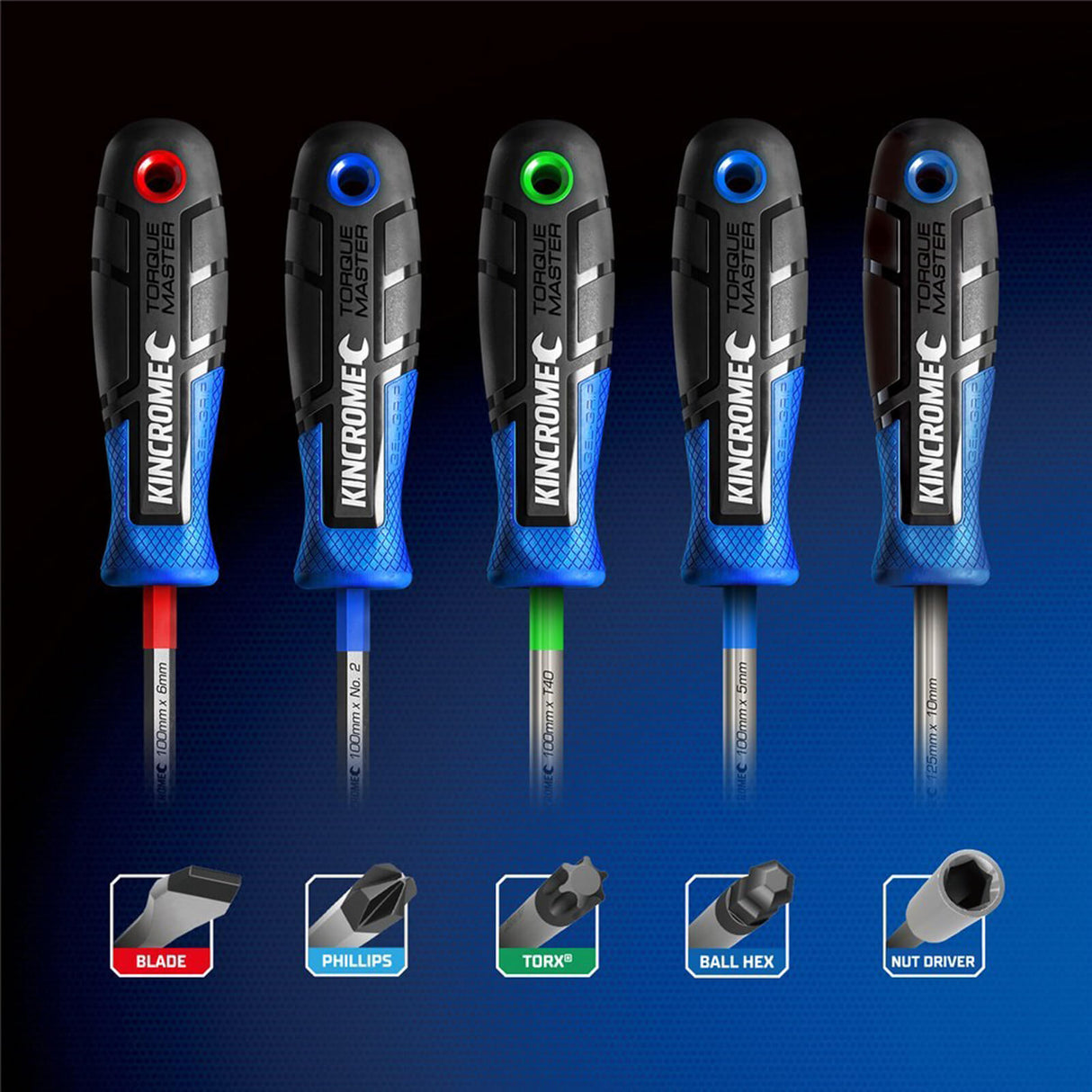 Kincrome 14 Piece TorqueMaster Mixed Driver Set