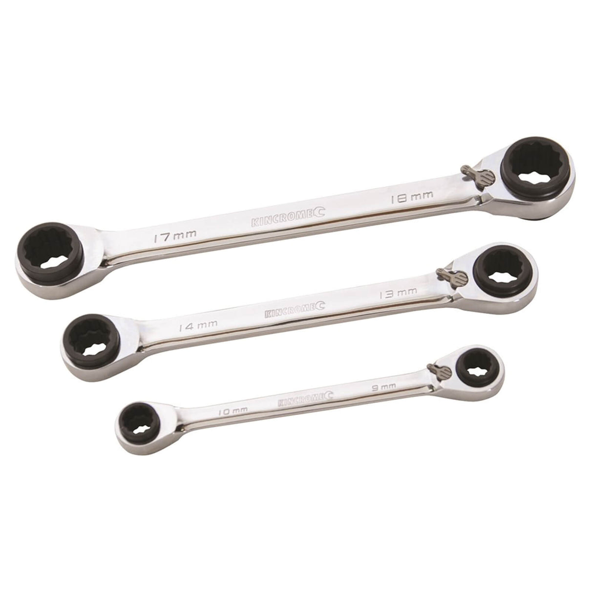 Kincrome 3 Piece Double Ring Gear Spanner Set