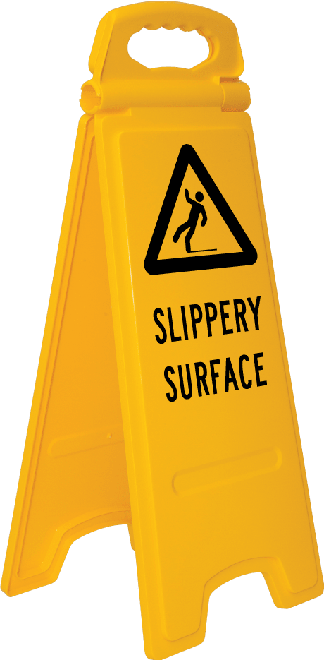 Floor Stand Sign, Prem | Slippery Surface H670mm