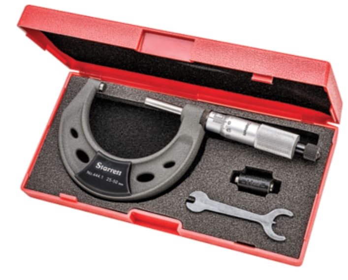 Starrett Outside Micrometer 444MXRL-50 25-50mm