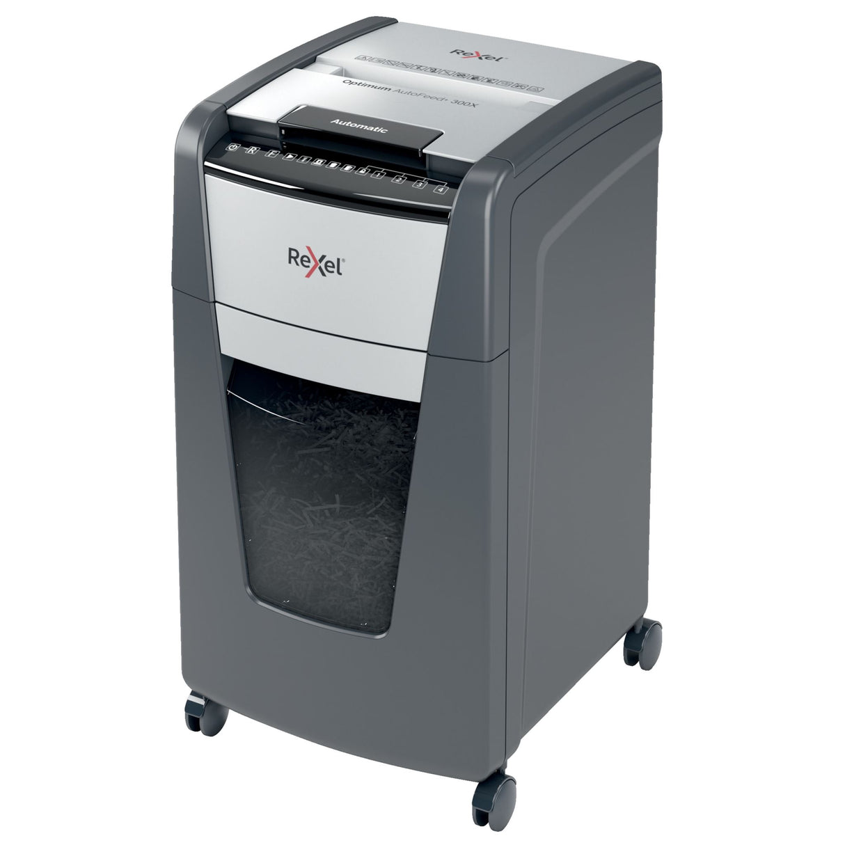 Rexel Optimum Shredder Autofeed 300x Cross Cut (Each)