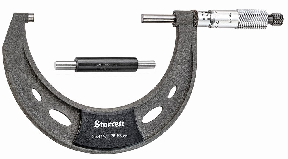 Starrett Outside Micrometer 444MXRL-100 75-100mm