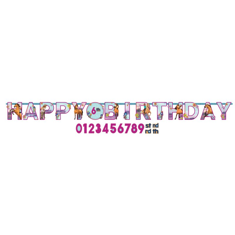 Vibrant customizable jumbo letter banner for birthdays, featuring bold letters and numbers for any age celebration.
