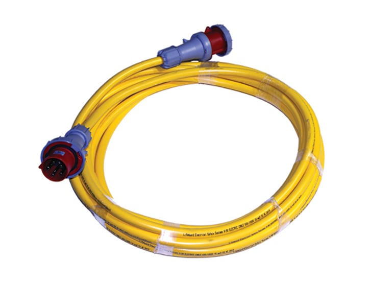 LIFEGUARD Earth screened Three Phase Leads-20M 63A 5PIN (Each)