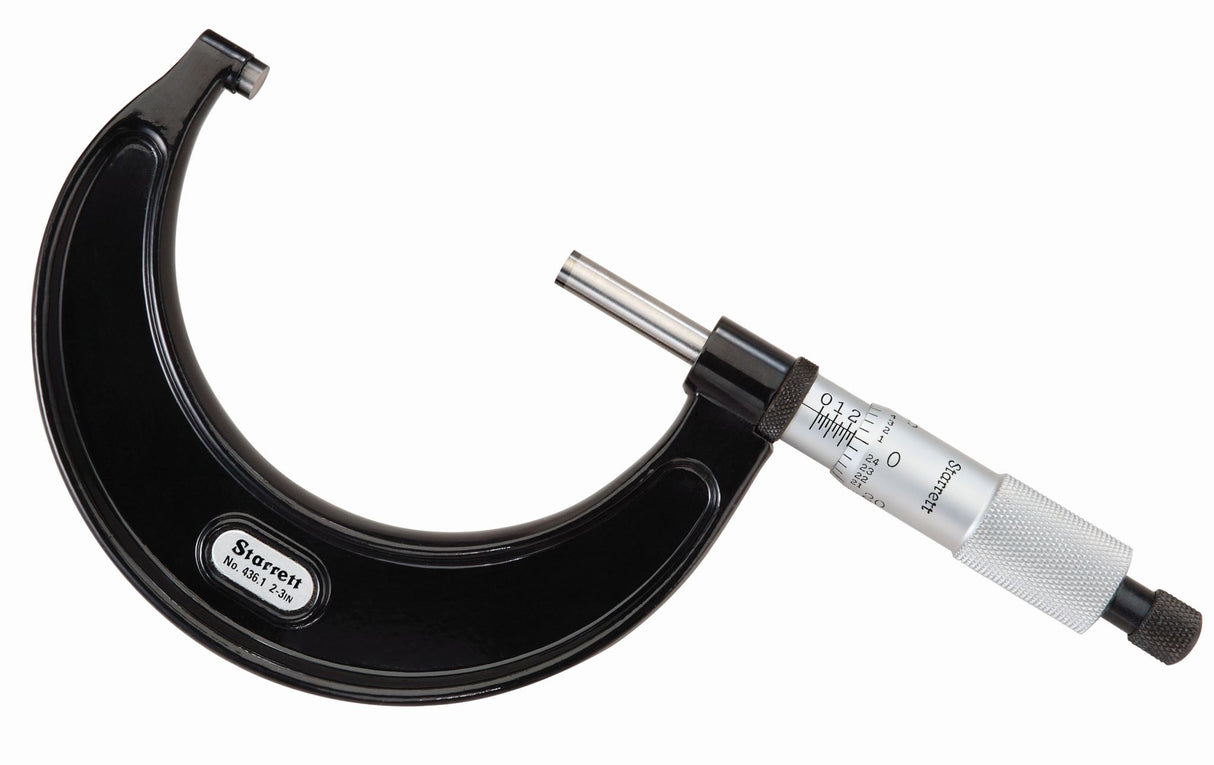 Starrett Outside Micrometer 436XRL-3 2-3"