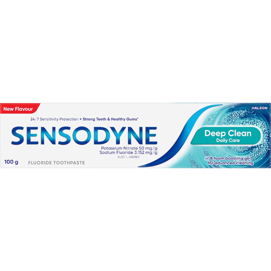 Sensodyne Toothpaste Sensitivity + Deep Clean 100g