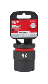 SOCKET IMPACT MILW 3/4"DR 26MM