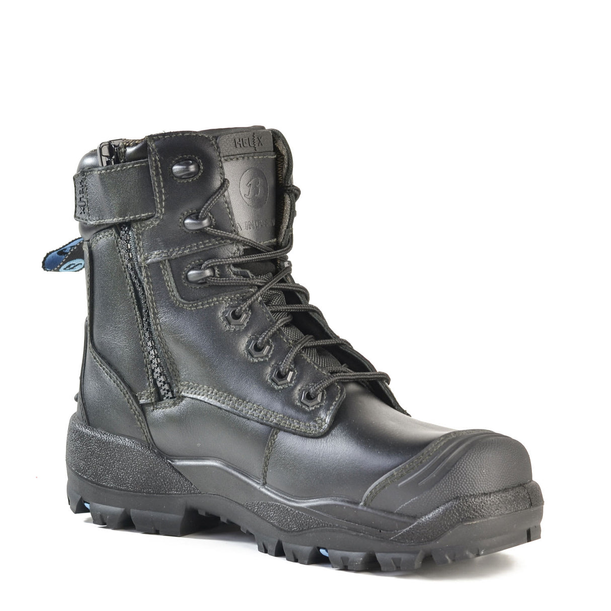 Bata, Longreach Ultra Zip Sided Safety Boot - Black - 12