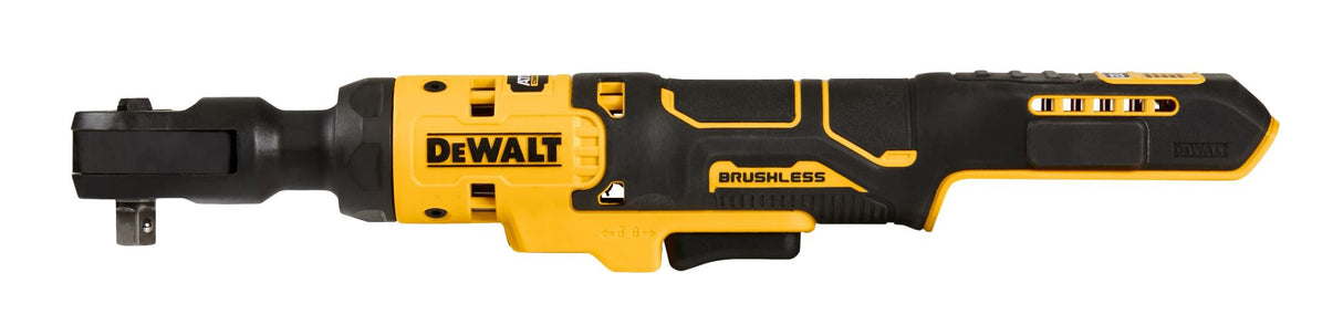 DeWALT 18V XR BL Open Head Cordless Ratchet 3/8" (Skin Only)