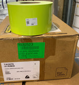 Green Synthetic Tag 100 x 203mm 500 (Roll)