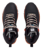 Safety Work Boots - KingGee Terra Firma Black/ Orange Pair (Size 8)