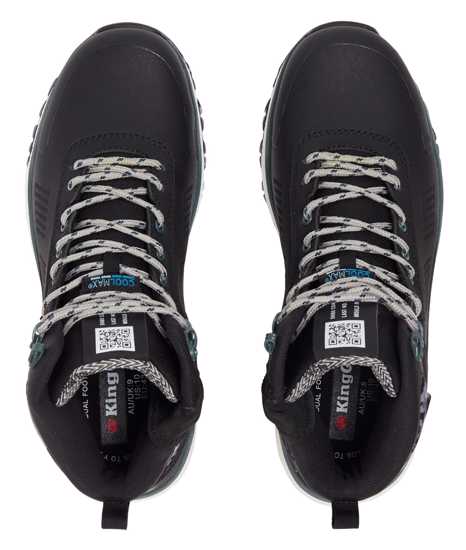 KingGee Terra Firma Work Boot Black/ Forest Green  - Black/Forest - Size: 14