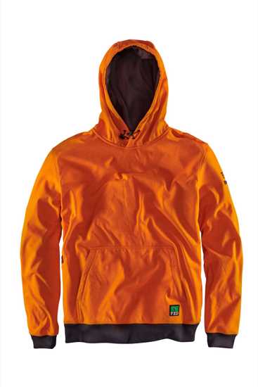 FXD, Fleece Hoodie, WF-1 (Each) - Orange - Size: 2XL