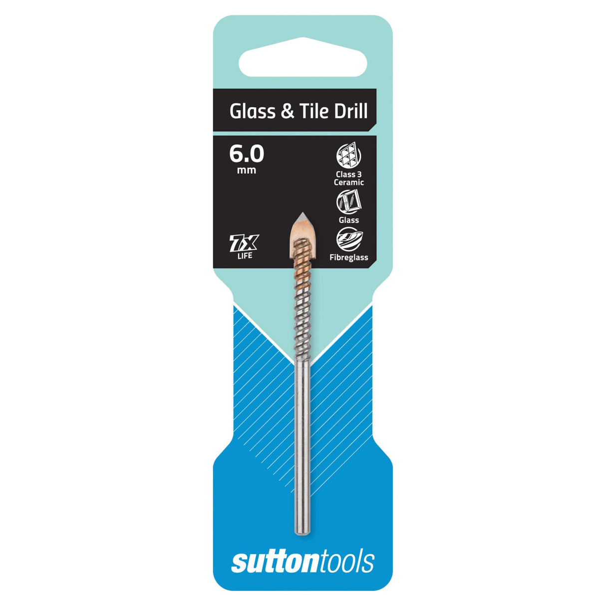 Sutton Glass & Tile Drill 6.0mm (Each)