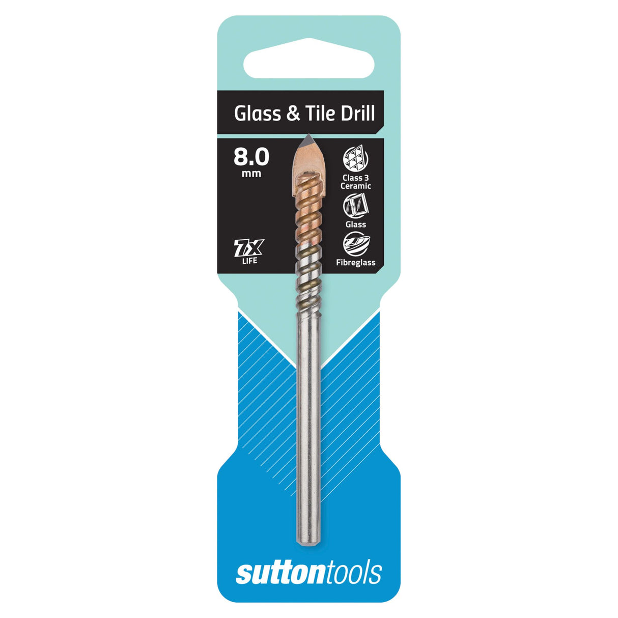 Sutton Glass & Tile Drill 8.0mm (Each)