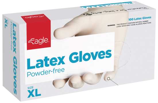 Latex Gloves Powder Free (Packet)