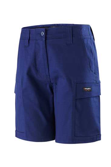 KingGee, Women's Workcool Pro Short, K47008 (Pair) - Navy - Size: 12