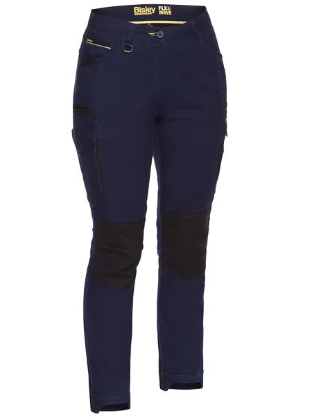 Bisley, Women's FLX & MOVE Cargo Pant, BPL6044 (Pair) - Navy - Size: 24