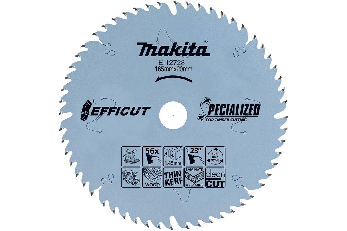 Makita EFFICUT Saw Blade165mm x 20mm x 56T
