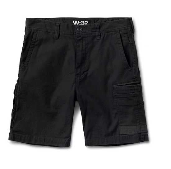 FXD, Cotton Stretch Work Short, WS-3 (Pair) - Black - Size: 36