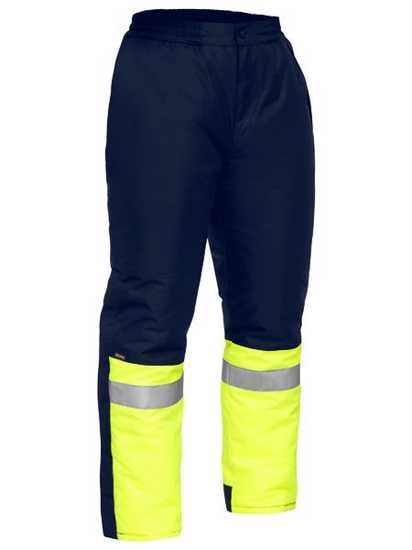 Bisley, Taped Two Tone Hi Vis Freezer Pant-Regular Fit (Pair) -  - Size: 77