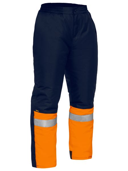 Bisley, Taped Two Tone Hi Vis Freezer Pant-Stout Fit (Pair) -  - Size: 117
