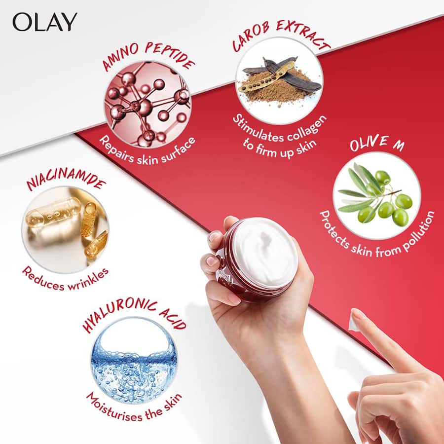 Olay Regenerist Microsculpting Face Cream Moisturiser Fragrance Free 48g