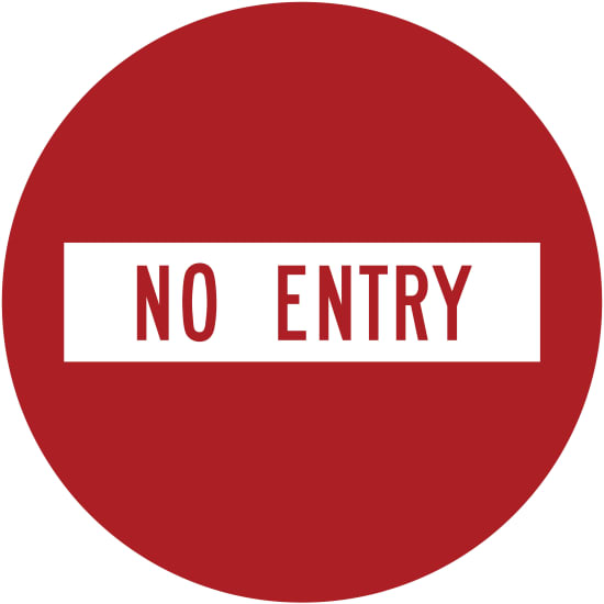 General Info Red Stop Sign (Each)