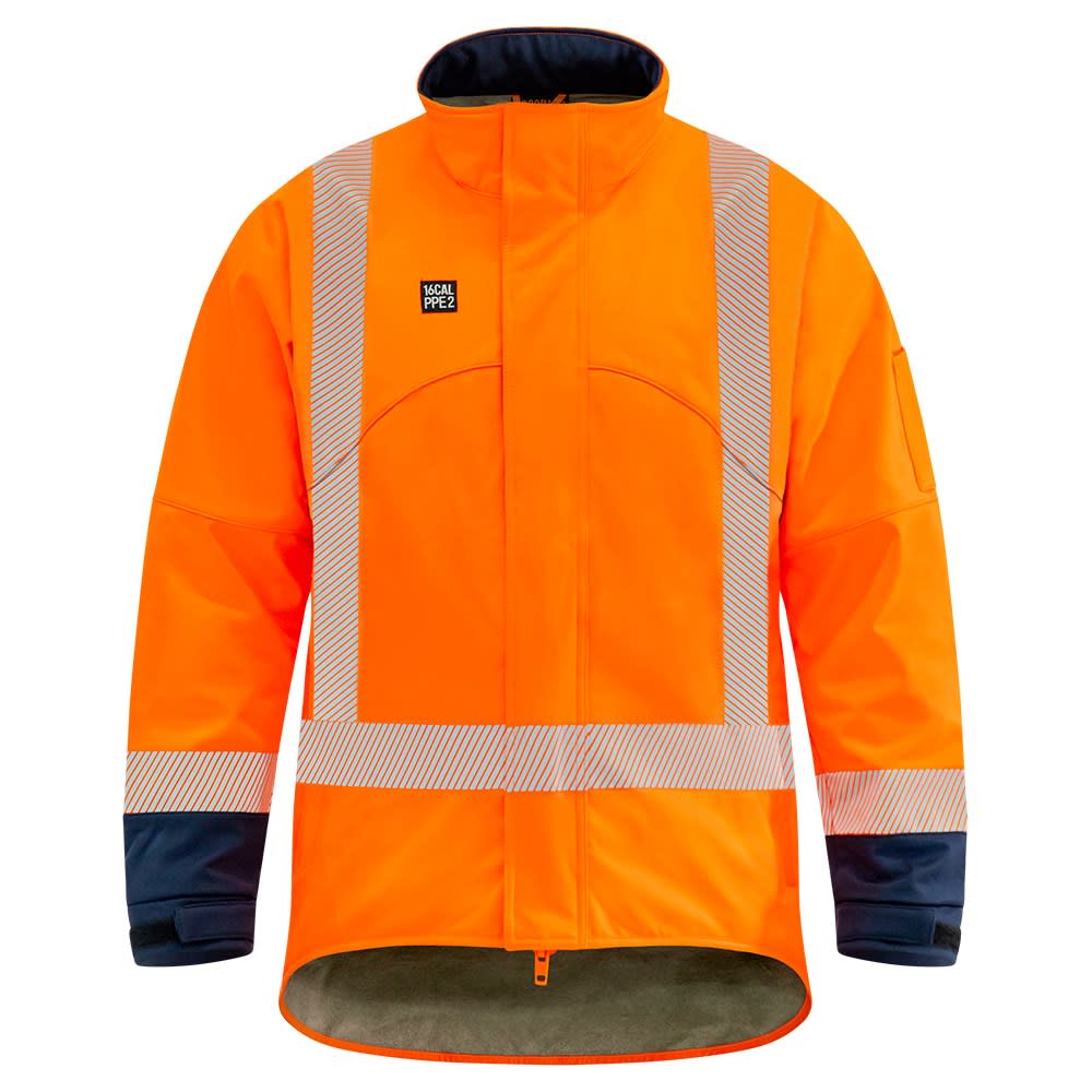 Arcguard, 16cal Inheratex TTMC-W17 Soft Shell - Orange/Navy (Size: L)