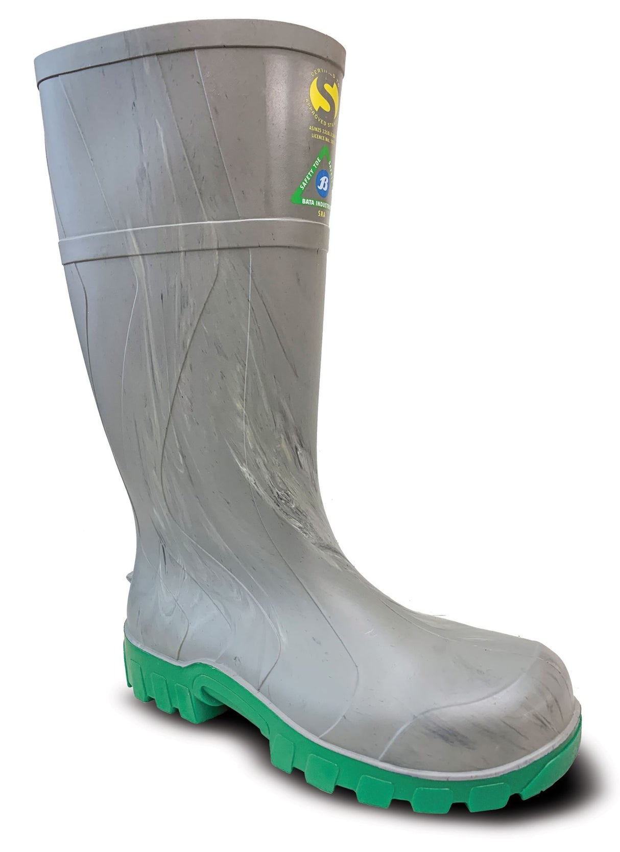 Bata, Ecomate Gumboot - Grey (Size: 07)