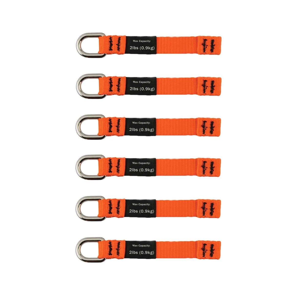 Ergodyne 3700 Tool Lanyard Web Tool Tails 6Pack
