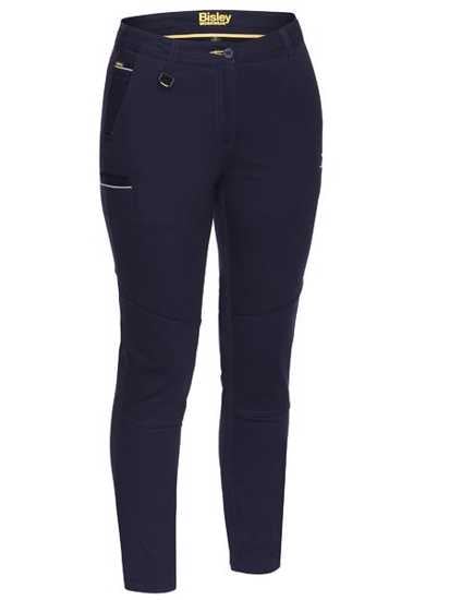 Bisley, Women's Stretch Cotton Pant, BPL6015 (Pair) - Navy - Size: 18