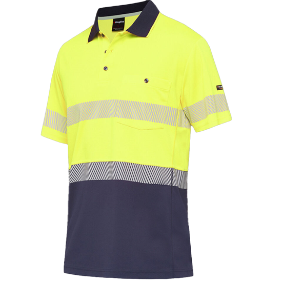 KingGee, Hi Vis Hyperfreeze Polo, K54215 (Each) -  - Size: 5XL