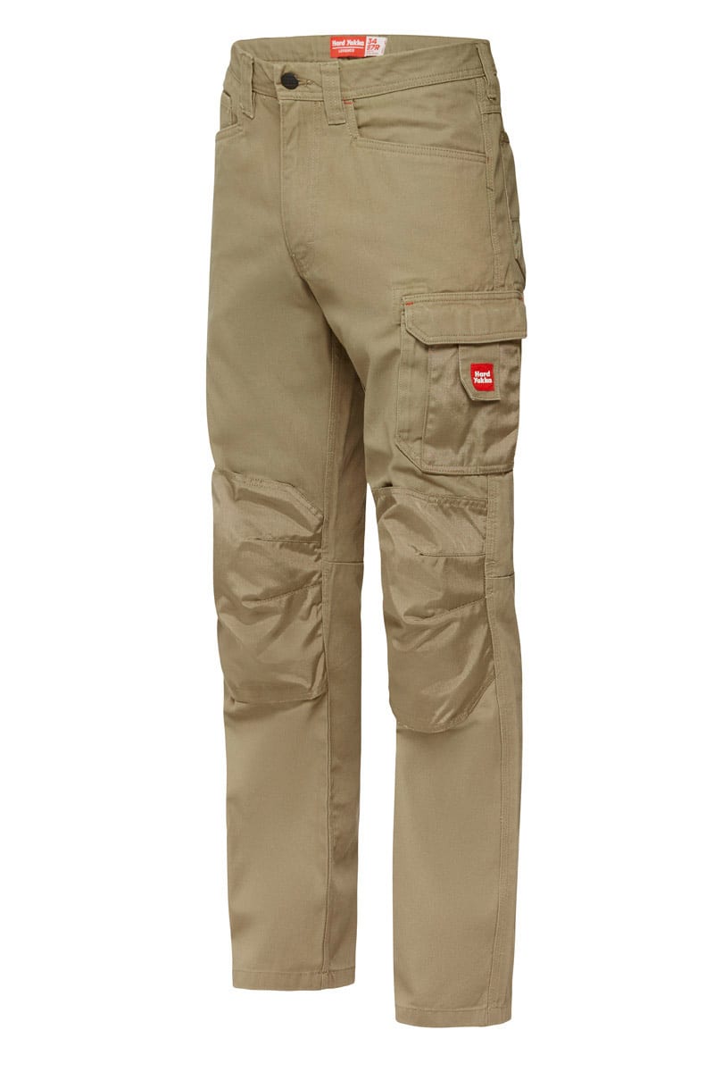 Hard Yakka, Legends Cargo Pants, Y02202-Regular Fit (Pair) - Khaki - Size: 17