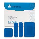 Blue Food Plastic Plasters Assorted-Box of 100 (Packet)