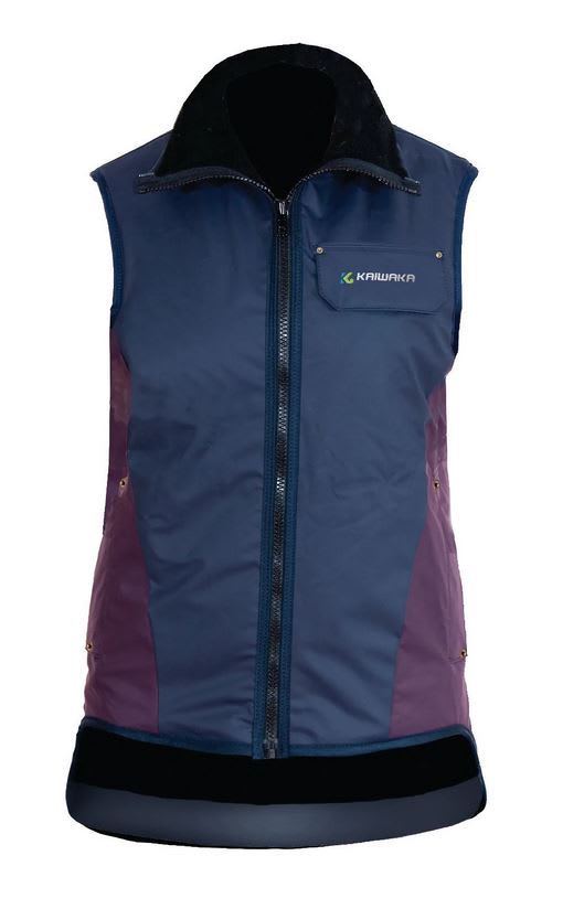 Kaiwaka, Ladies Sealtex Vest - Navy (Size: L)