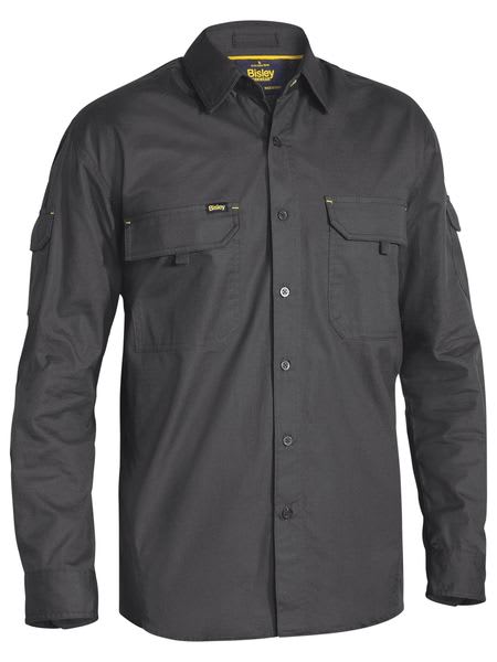 Bisley, X Airflow Ripstop Shirt, BS6414 - Charcoal (Size: 5XL)