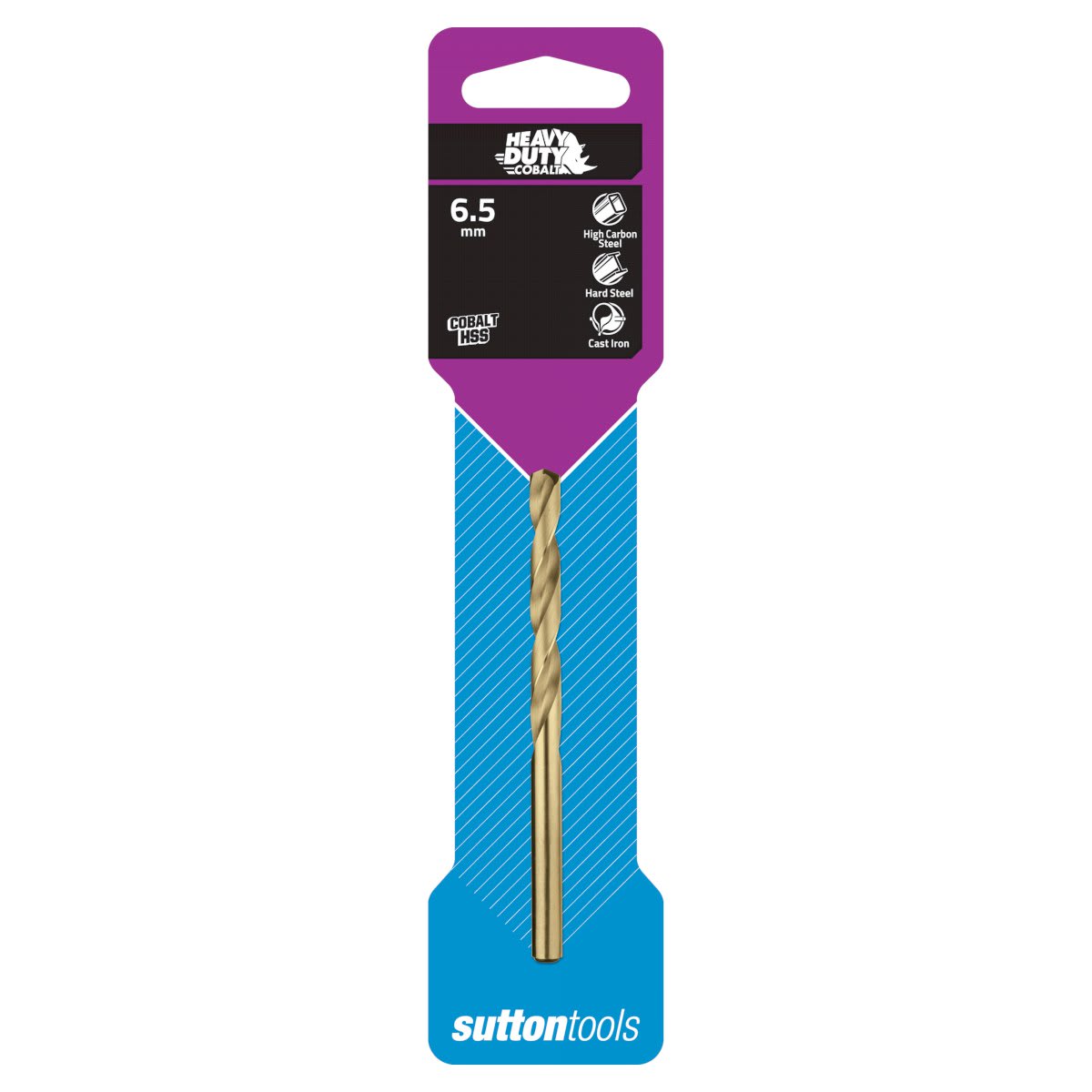 Sutton Drill Bit Cobalt Jobber HSS 6.5mm (Each)