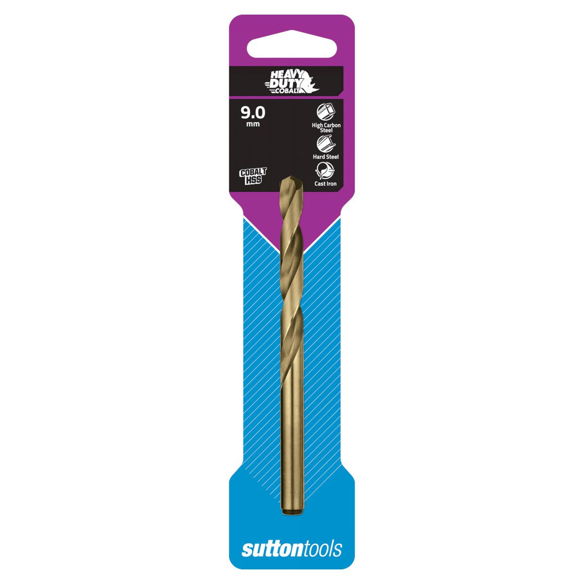 Sutton Drill Bit Cobalt Jobber HSS 9.0mm (Each)