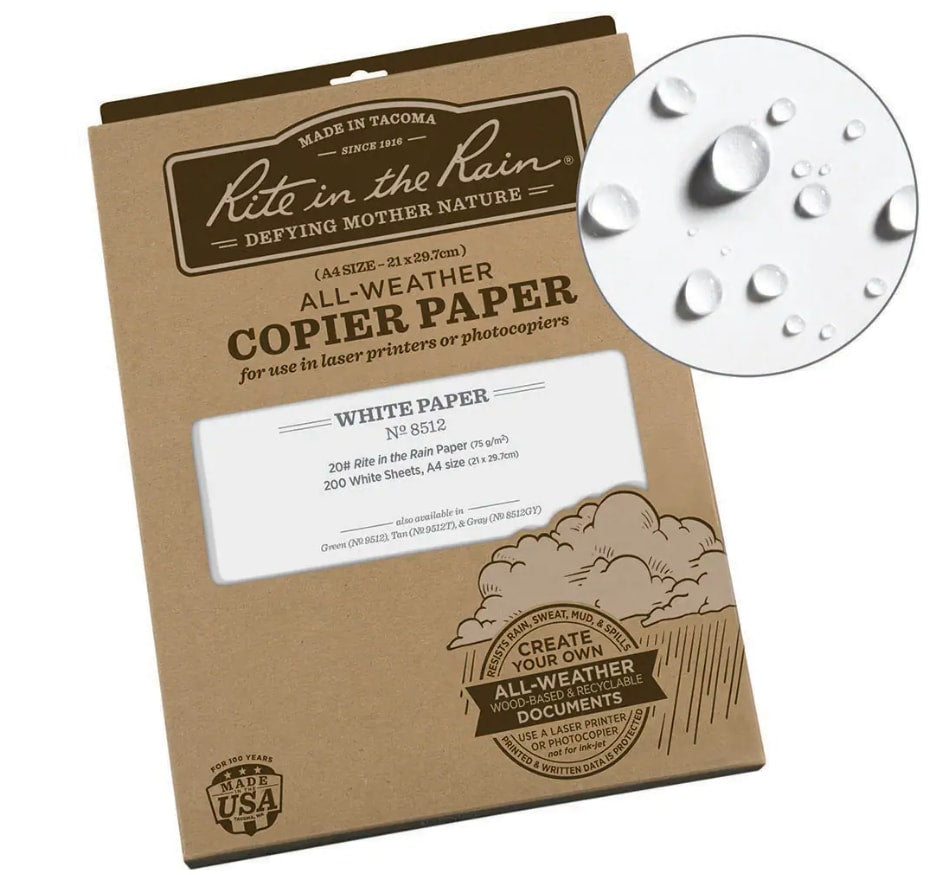 Rite in the Rain A4 All Weather Printer Paper 200 sheets (Pack)