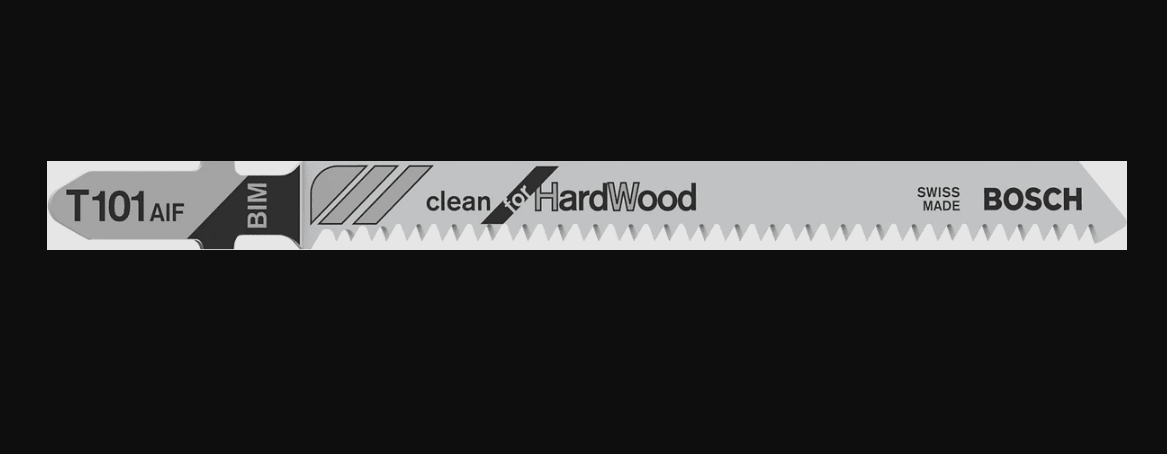 Bosch T101 AIF Clean For Hard Wood Jigsaw Blade