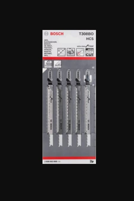 Bosch Wood 2-side clean T 308 BO Jigsaw Blade
