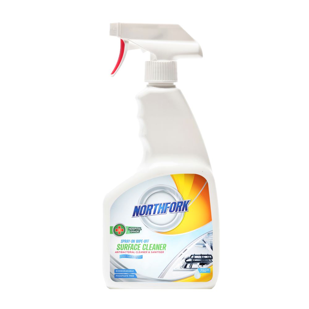 Northfork Spray On Wipe Off Surface Cleaner 750ml x 12 Bottles