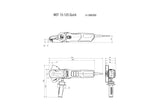 Metabo Angle Grinder Flat Head 125mm 1500W