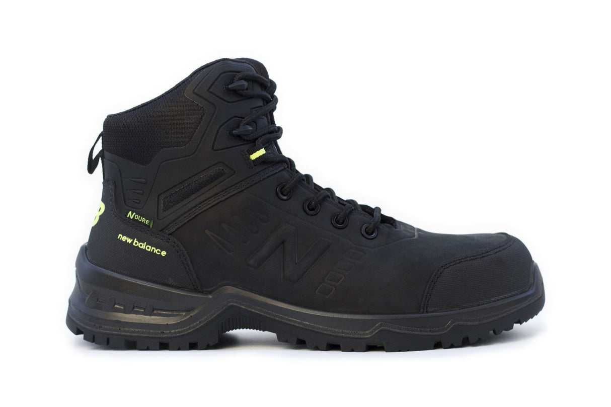 New Balance Calibre 4E Safety Shoe - Black/Black (Size: 14)