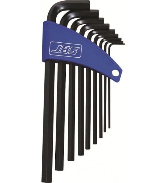 JBS Hex Wrench Set Metric 9 Piece (Set)