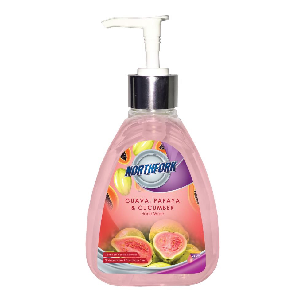 Northfork Liquid Hand Wash Guava Papaya And Cucumb 250ml